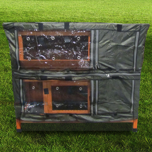 BUNNY BUSINESS HUTCH COVER COVERS TO FIT 48" DOUBLE HUTCHES BB48DH BB